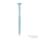 Twin Woodscrew Pz3 Csk 12 X 3" (200)