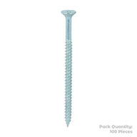 Twin Woodscrew Pz3 Csk 12 X 3 1/2" (100)