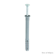 Nylon Hammer Fixing 6.0 x 80mm (80)