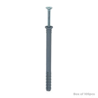 Nylon Hammer Fixing 8.0 x 100mm (100)