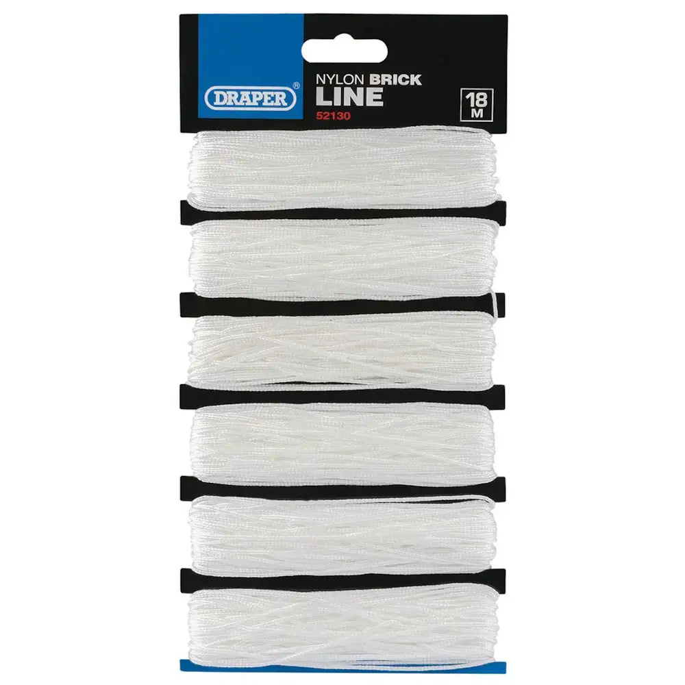 Draper Nylon Brick Lines Card 6 Hanks