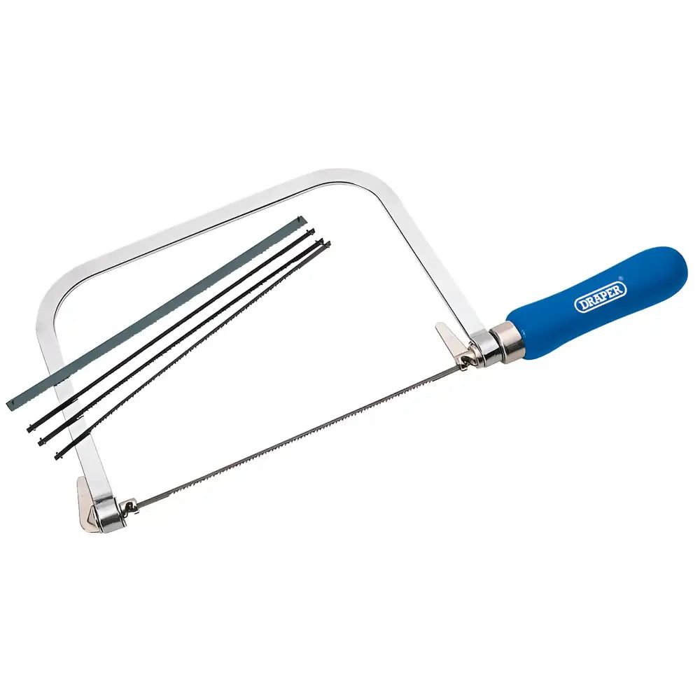Draper Coping Saw Frame With 5 Blades
