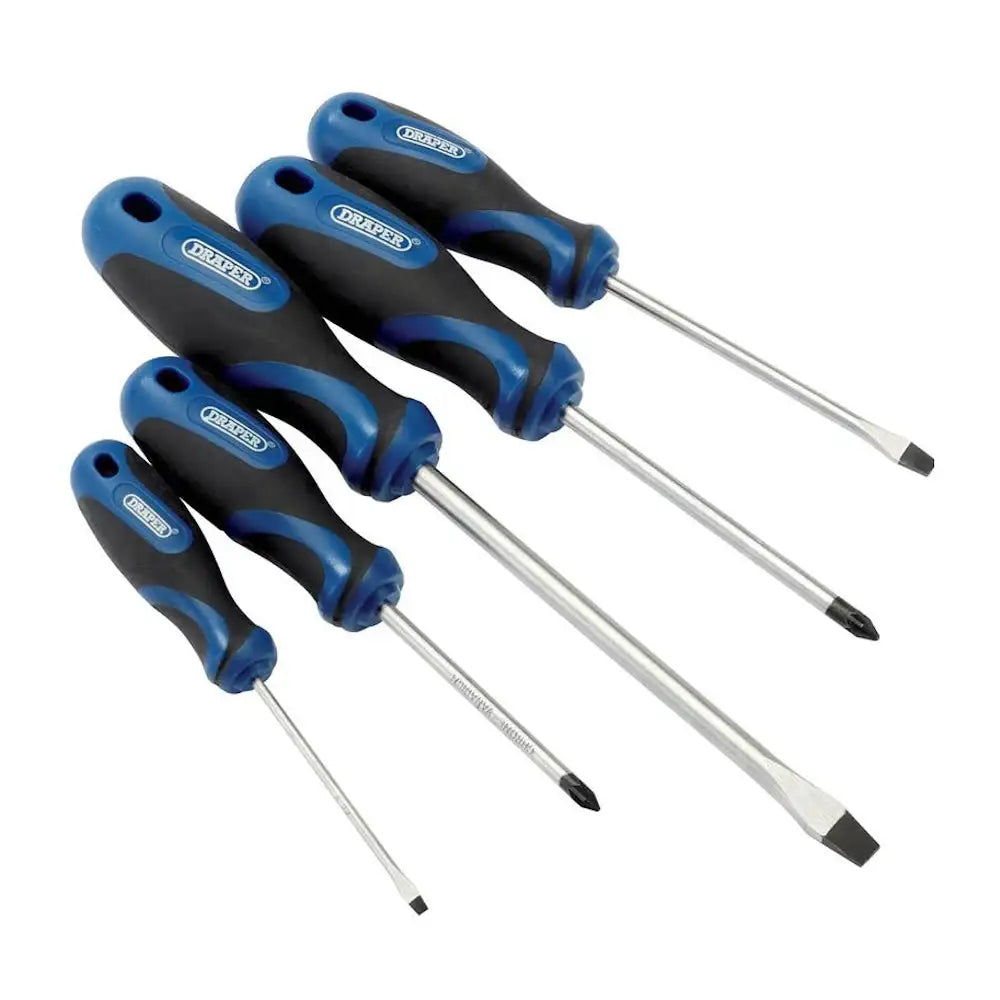 Draper 5 Piece Softgrip Screwdriver Set