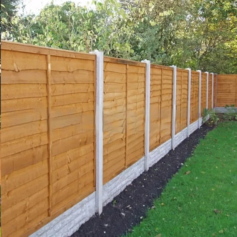 Heavy Duty Over Lap Fence Panel 6ftx6ft