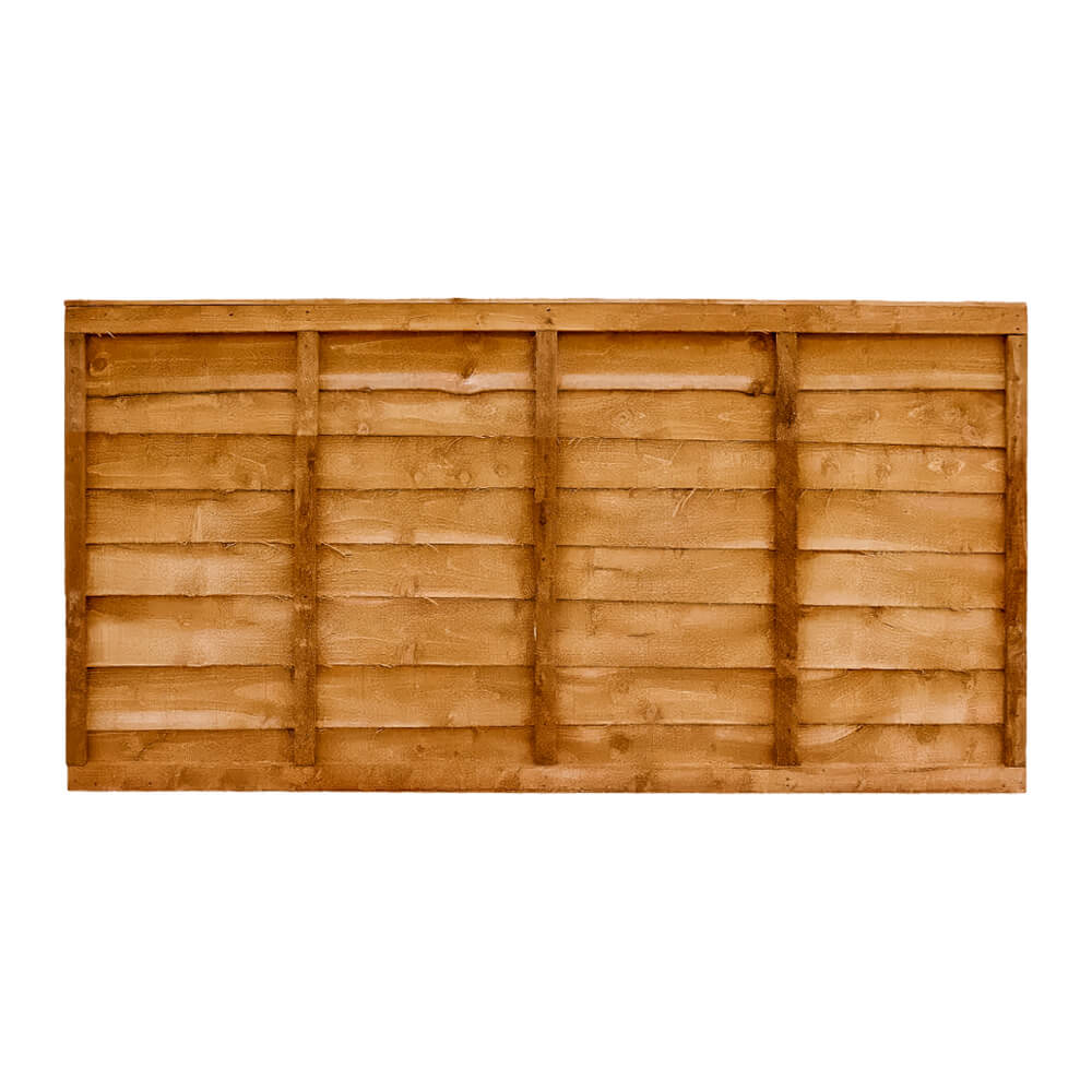 Heavy Duty Over Lap Fence Panel 6ftx3ft