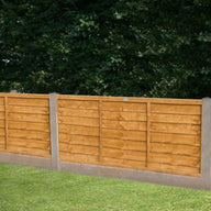 Heavy Duty Over Lap Fence Panel 6ftx2ft