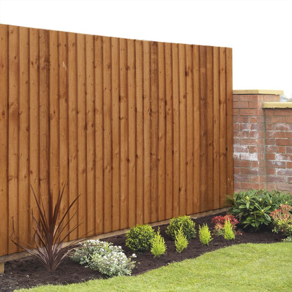 Strong Featheredge Fence Panel 6ftx6ft