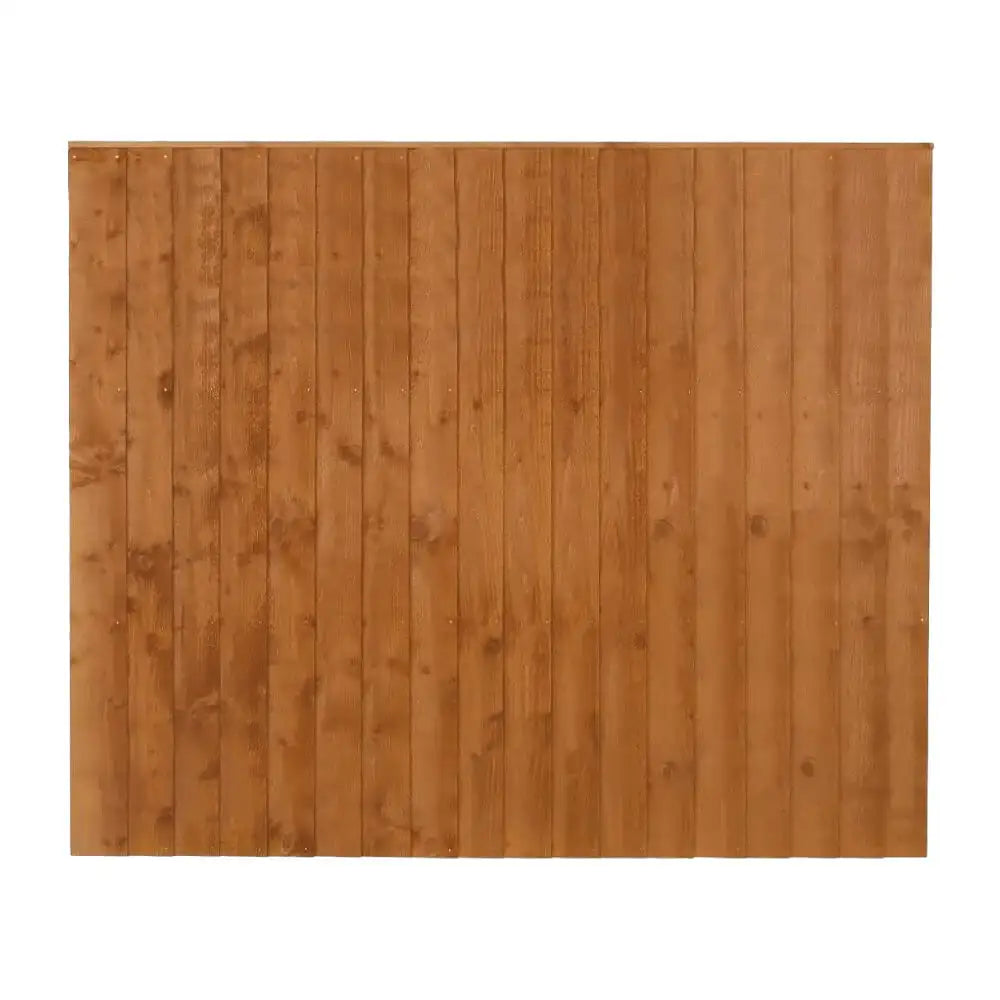 Strong Featheredge Fence Panel 6ftx5ft