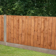 Strong Featheredge Fence Panel 6ftx4ft