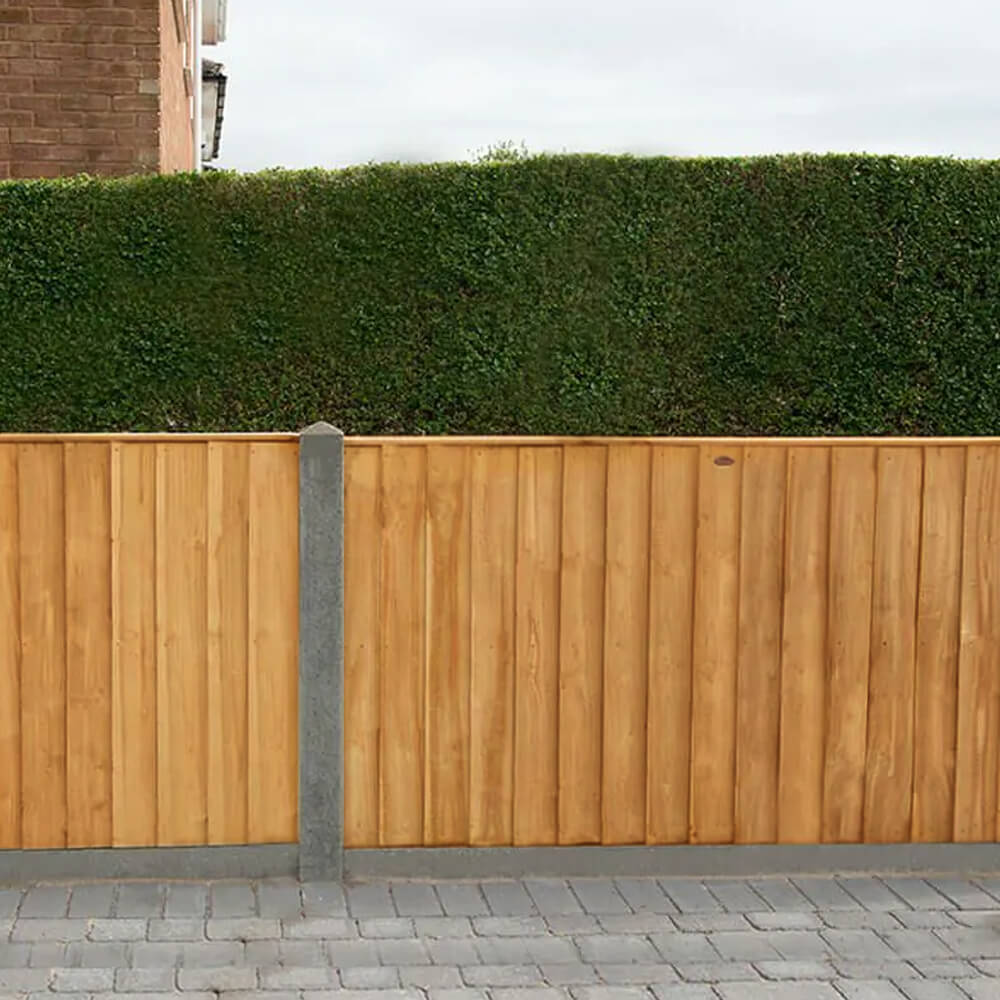 Strong Featheredge Fence Panel 6ftx3ft