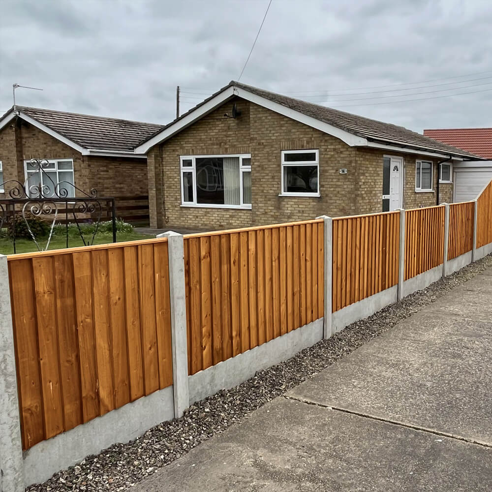 Strong Featheredge Fence Panel 6ftx2ft