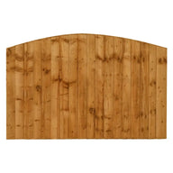 Dome Featheredge Fence Panel 6ftx4ft