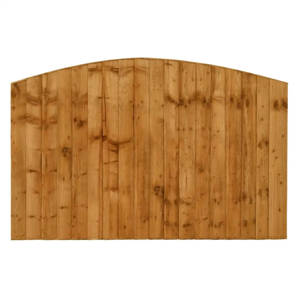 Dome Featheredge Fence Panel 6ftx4ft