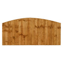 Dome Featheredge Fence Panel 6ftx3ft