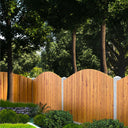 Dome Featheredge Fence Panel 6ftx3ft