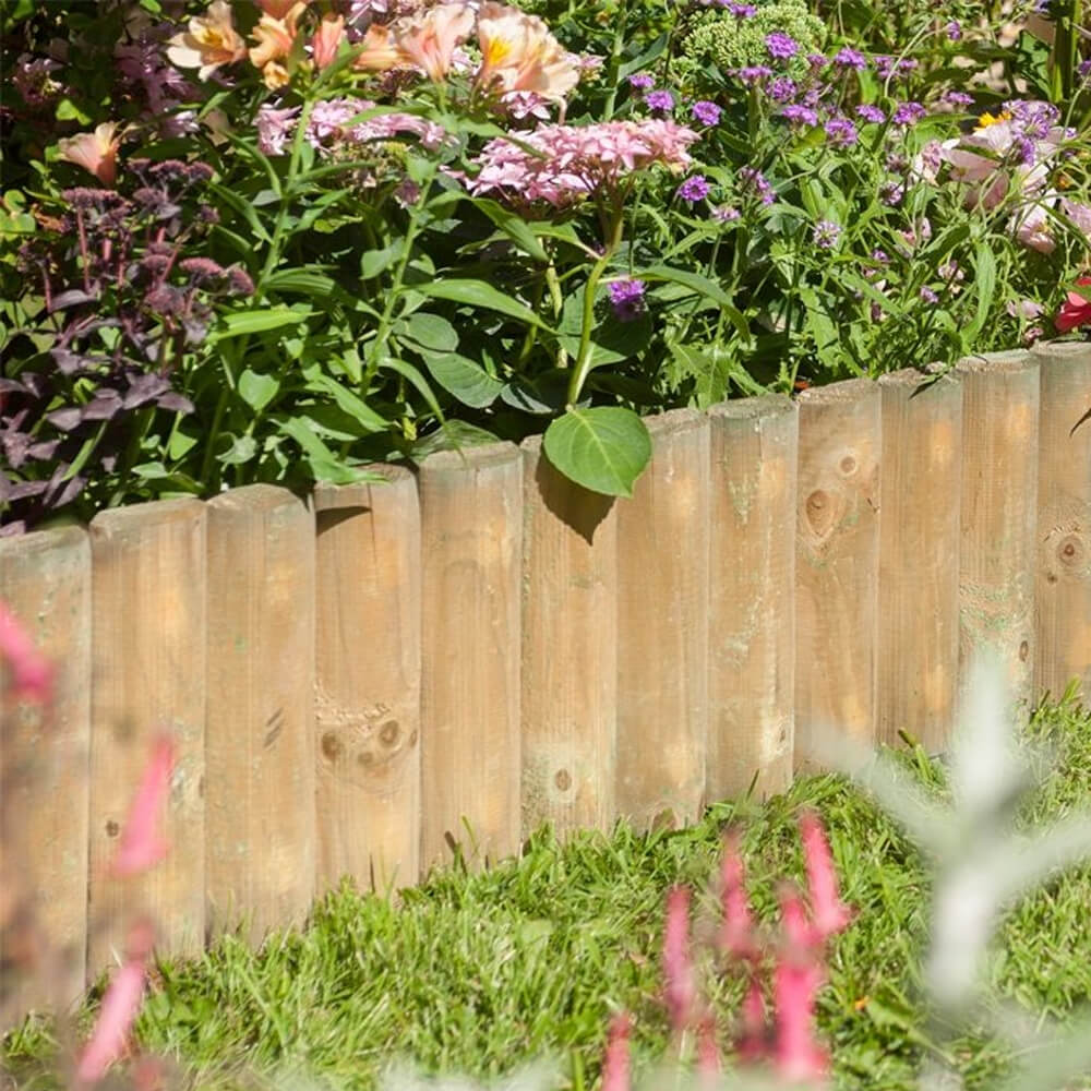 Log Panel Edging 6 Inch