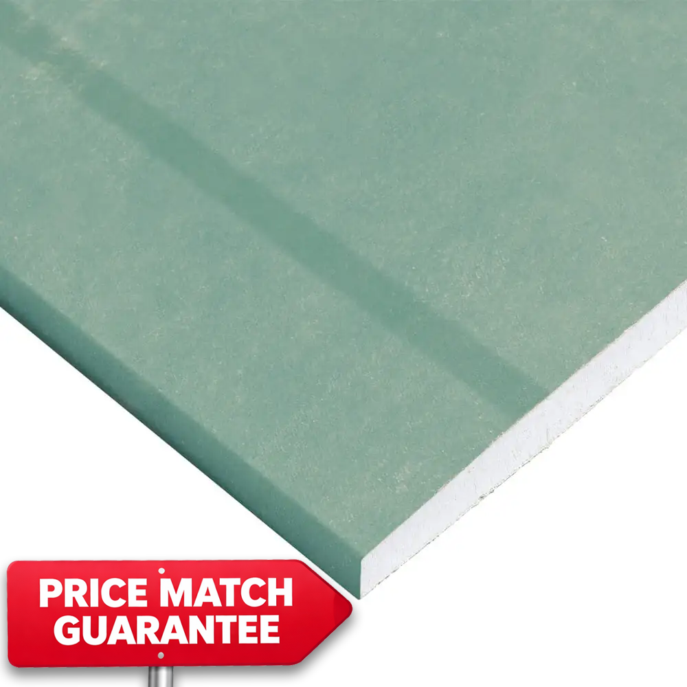 Moisture Resistant Green Plasterboard  2400 x 1200 x12.5mm