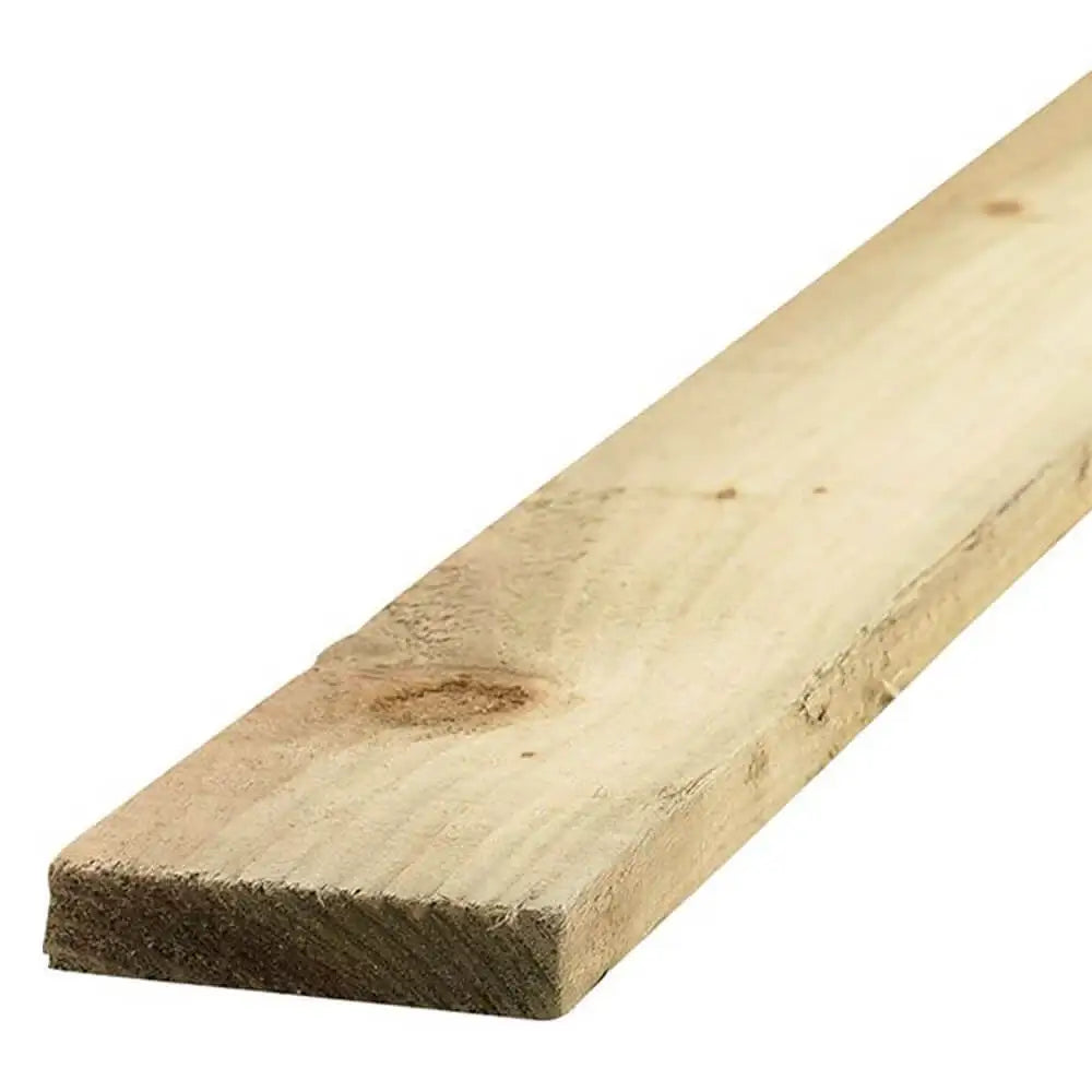 22x100 Treated Sawn Timber (4" x 1") 3.6m Length