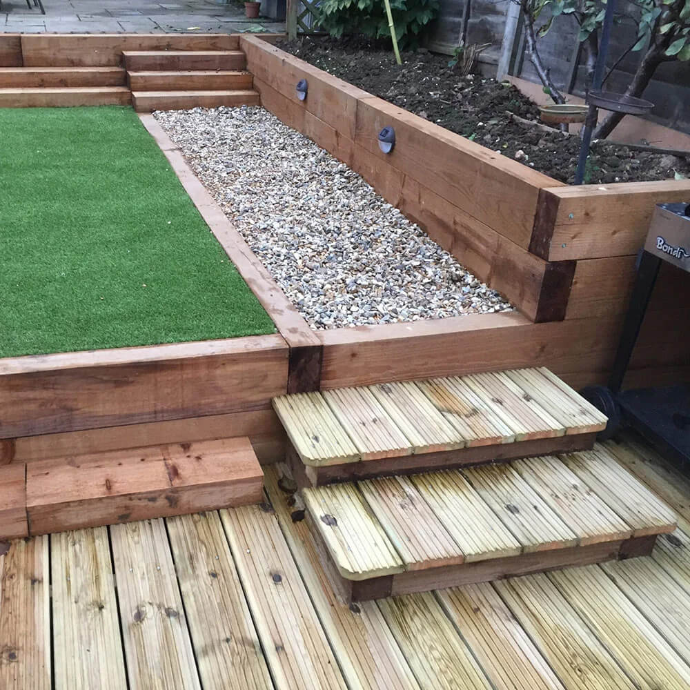 Jumbo Garden Sleeper Brown 125x250x2.4m