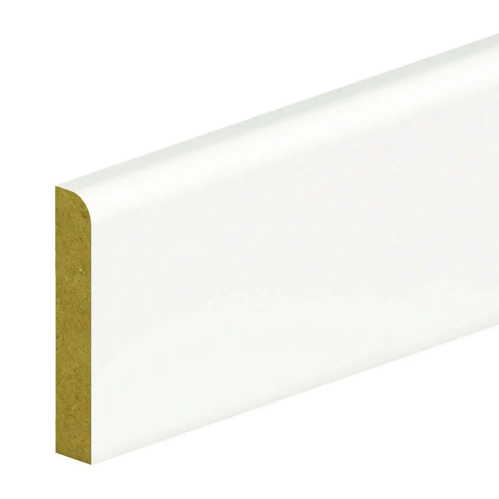 MDF Bullnose Skirting Board 94x15x2.4m Pack 5