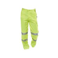 Beeswift Hi Viz Poly Cotton Trouser Size 38