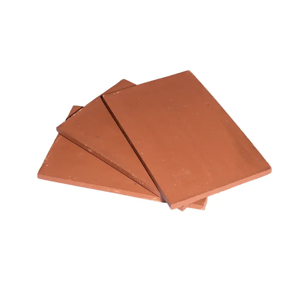 Red Plain Creasing Tile 265 x 165mm