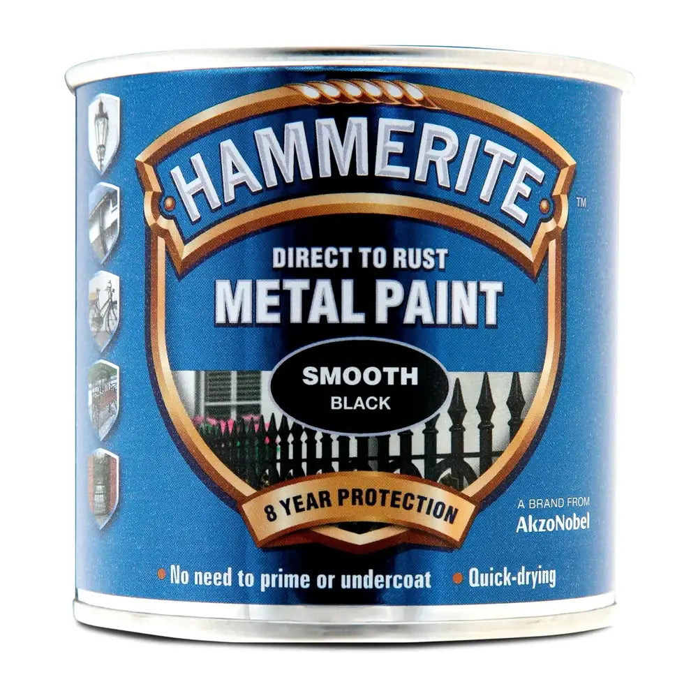 Hammerite Smooth Black 250ml