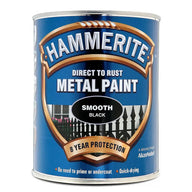 Hammerite Smooth Black 1L