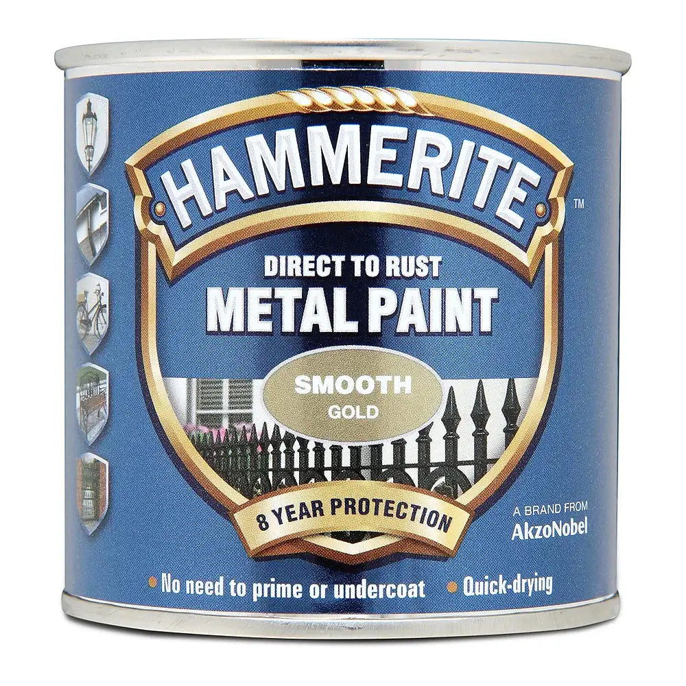 Hammerite Smooth Gold 250ml