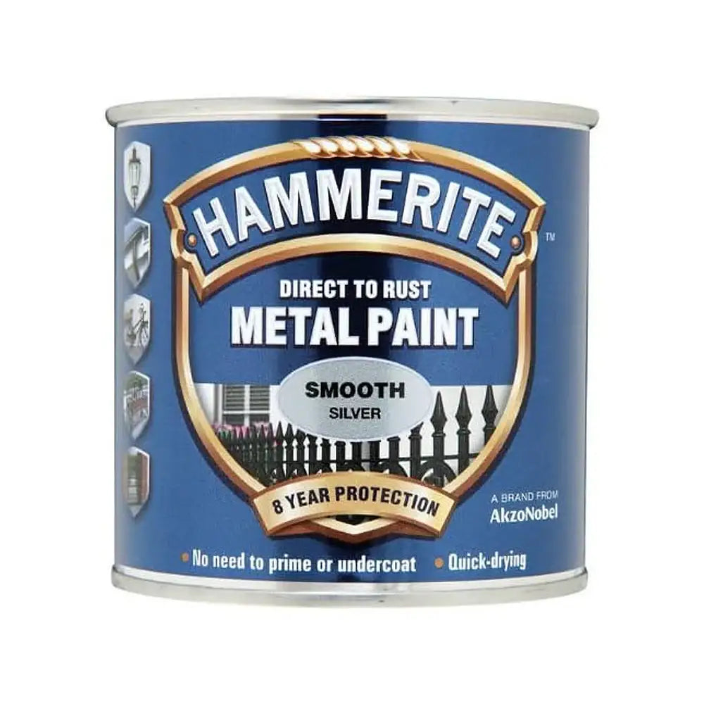 Hammerite Smooth Silver 250ml