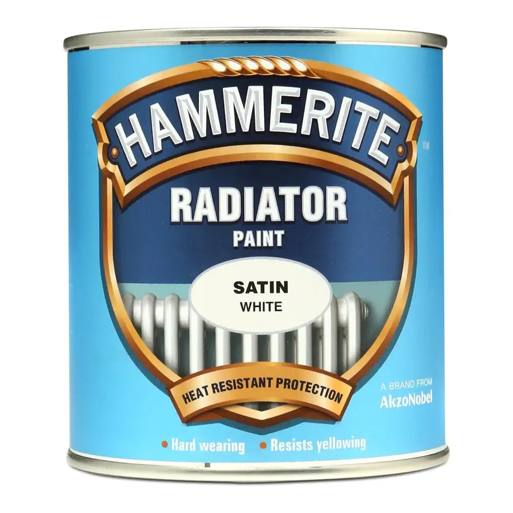 Hammerite Radiator White Satin 500ml