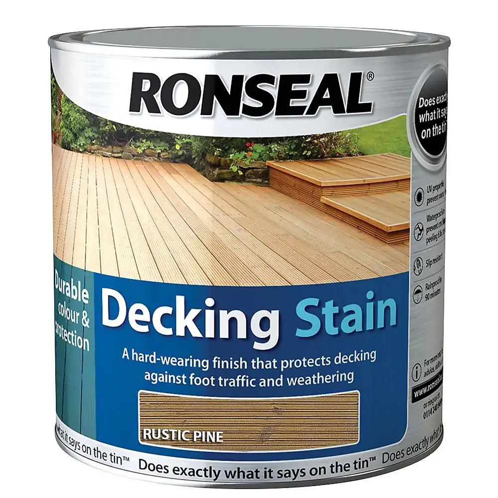 Ronseal Decking Stain Rustic Pine 2.5L