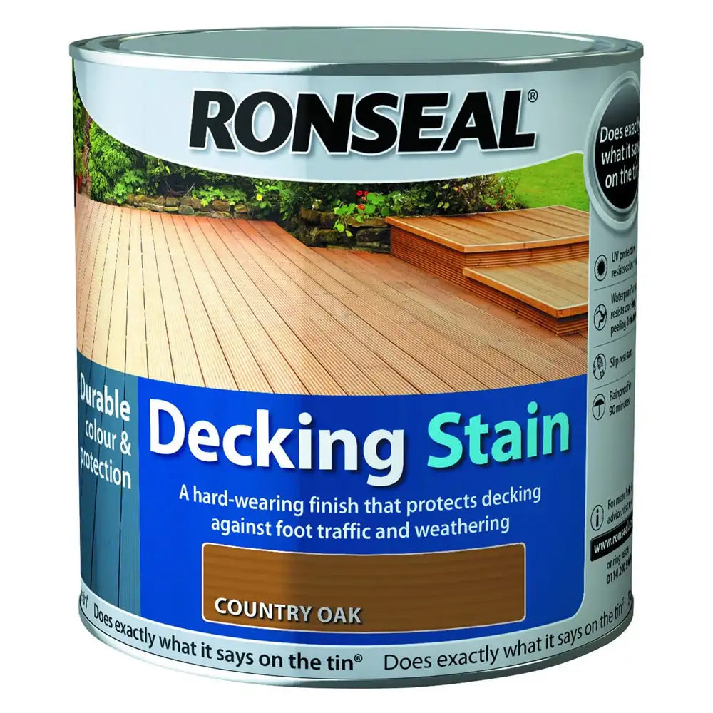 Ronseal Decking Stain Country Oak 2.5L