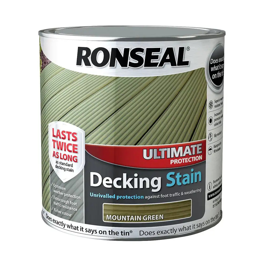 Ronseal Decking Stain Mountain Green 2.5L