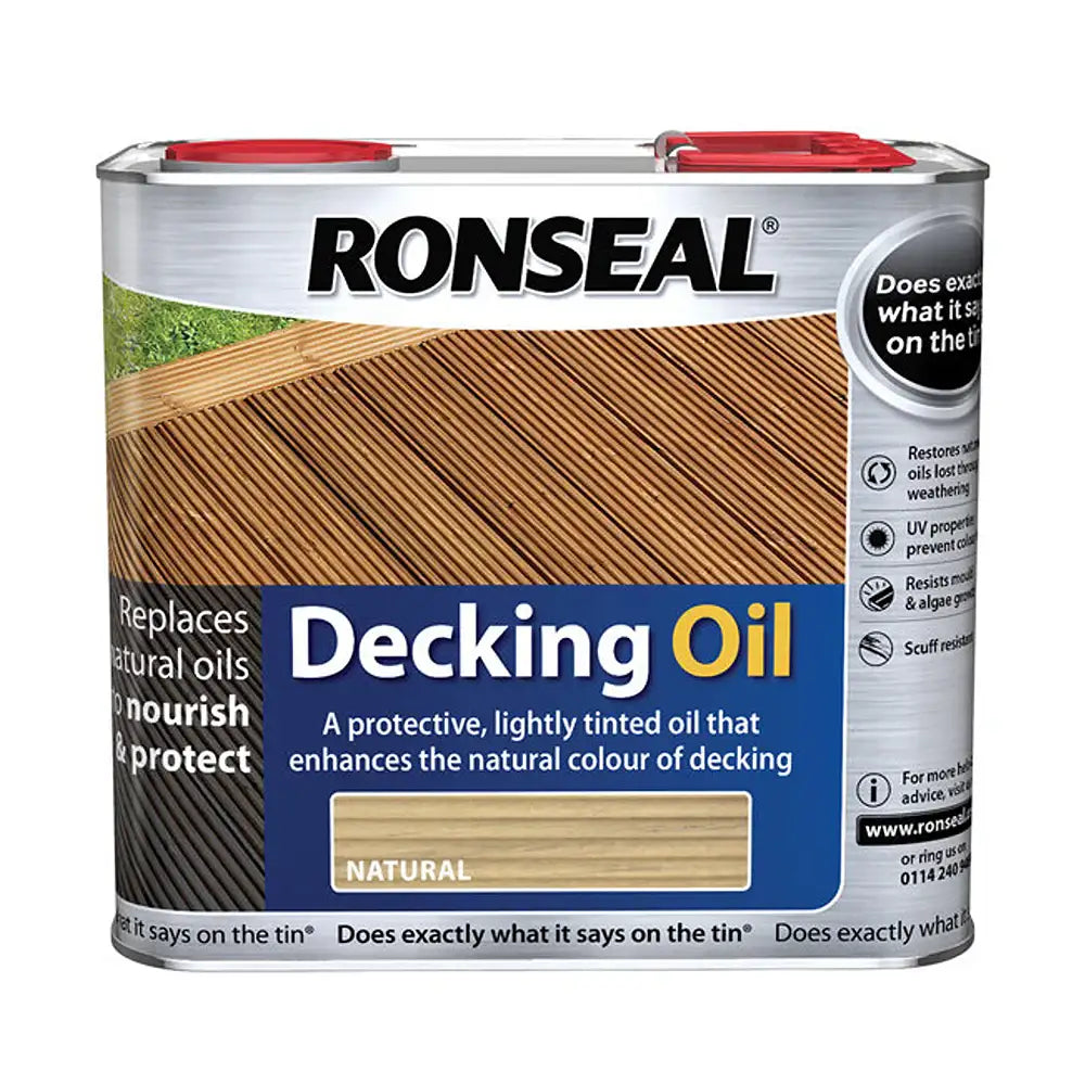 Ronseal Decking Oil Natural 2.5L