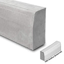 Half Batter Radius Kerb External Radius 8m HB2