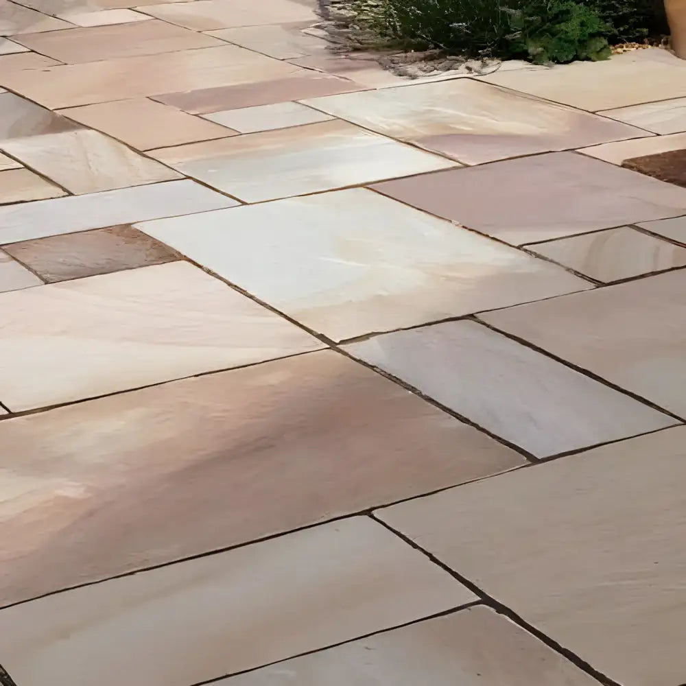 Rainbow Indian Sandstone Paving Pack