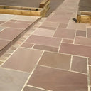 Modak Indian Natural Sandstone Paving Pack 22mm Calibrated 10.2m2 Patio Kit