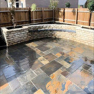 Mongolian Slate Rusty Indian Natural Sandstone Paving Pack 22mm Calibrated 8m2