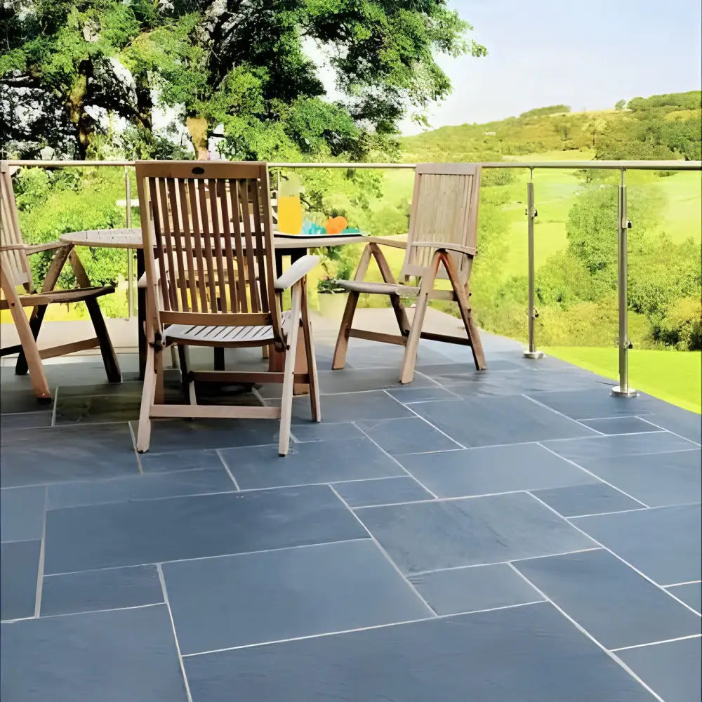 Mongolian Slate Indian Natural Sandstone Paving Pack 22mm Calibrated 8m2