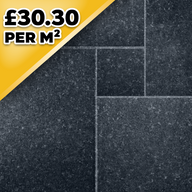 Textured Ash Black 9.9M2 Kit 22mm Calibrated Granite