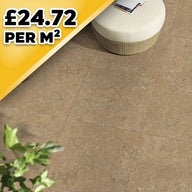 Lubeck Ocre 20mm Outdoor Porcelain Paving Tile | 600 x 600mm