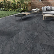 Elegance Quartz Nero Porcelain Paving Tile