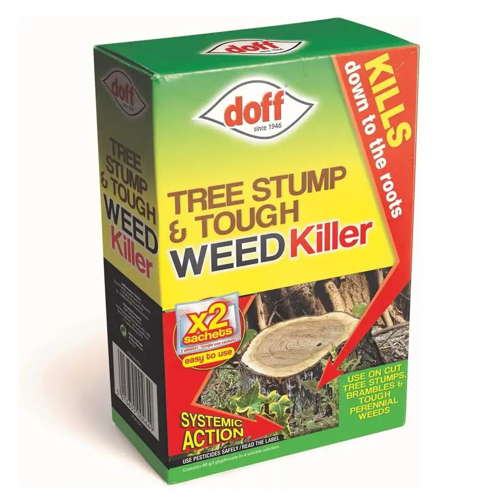 Doff Tree Stump & Tough Weed Killer Sachets