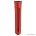 Red Wall Plugs Box (100)