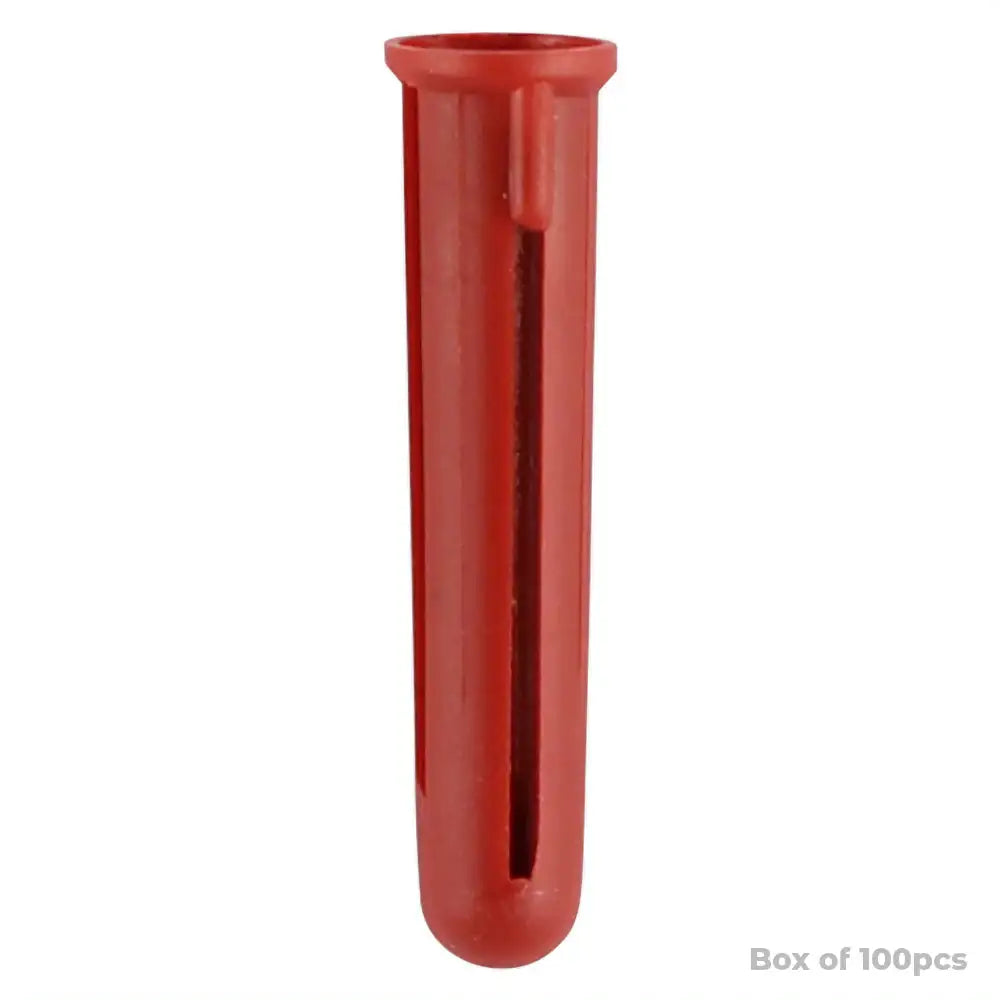 Red Wall Plugs Box (100)