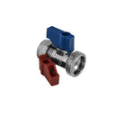 Chrome Washing Machine Straight Isolation Valve