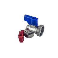 Chrome Washing Machine Isolation Valve 90 Deg Bend