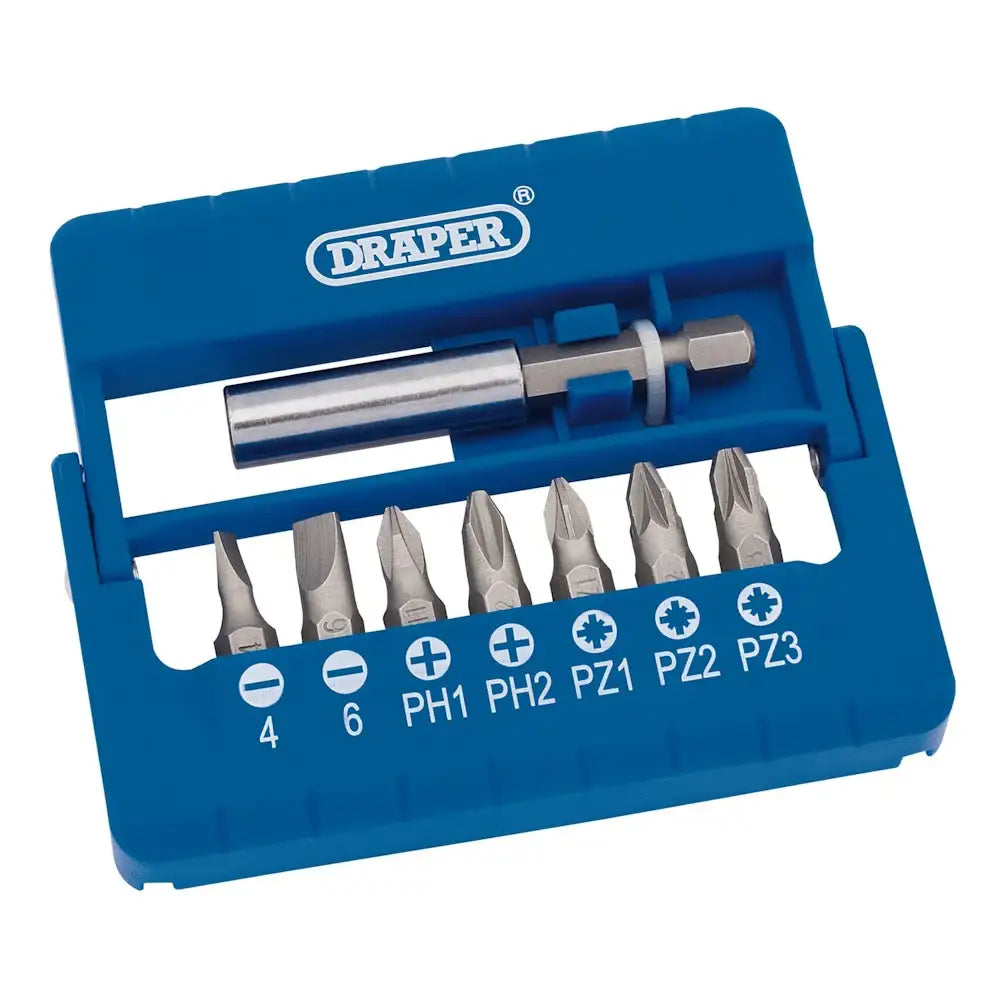 Draper Screwdriver Bits 25mm  8 Piece