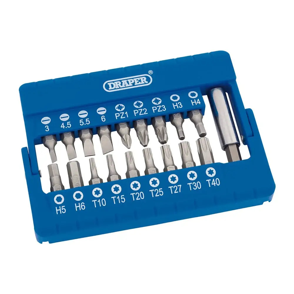 Draper Screwdriver Bits 25mm 19 Piece
